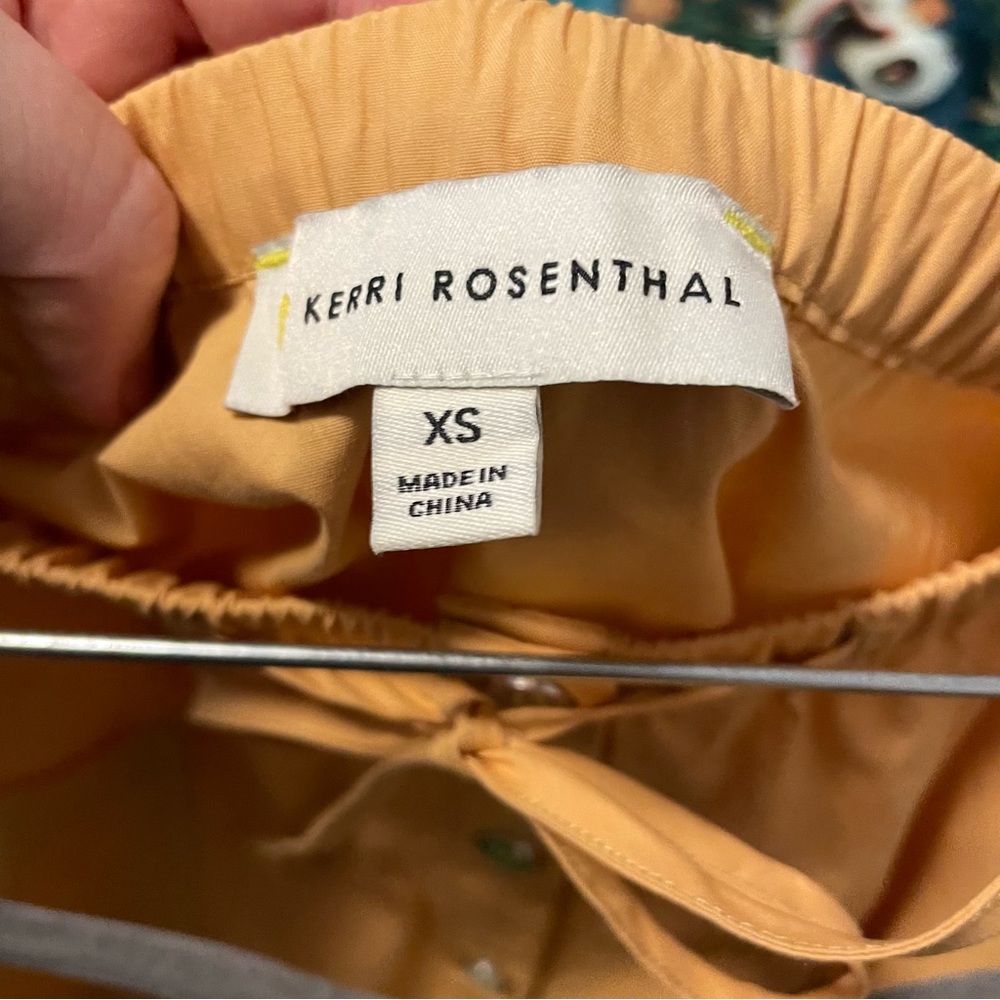 Mustard Midi Button-Front Skirt - Picture 6 of 8